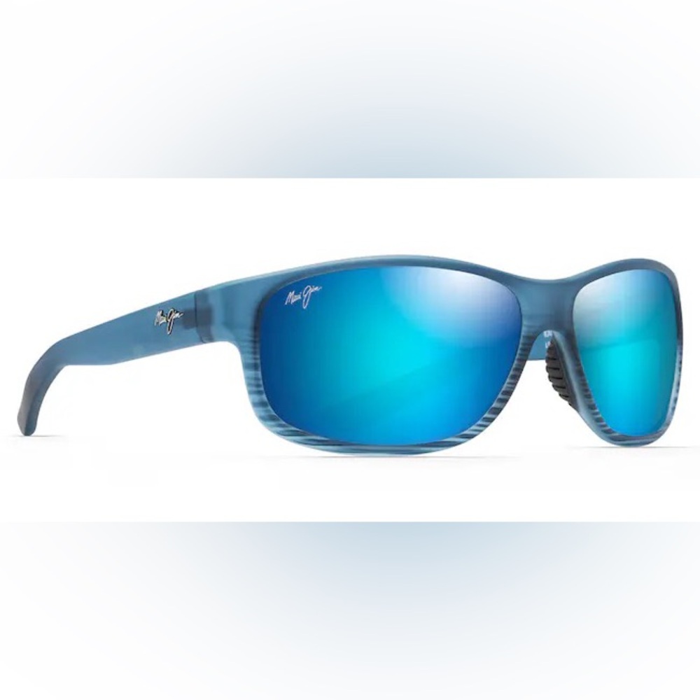 Maui Jim Kaiwi Channel Polarized Wrap Sunglasses